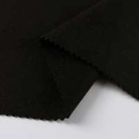 Black woven T/TR brushed Japan rayon polyester spandex textured fabric stock lot