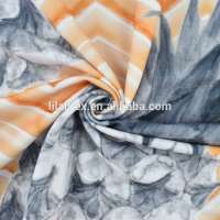 In stock 100% Polyester Sublimation Printed Soft Brushed Fabric For Home Textile